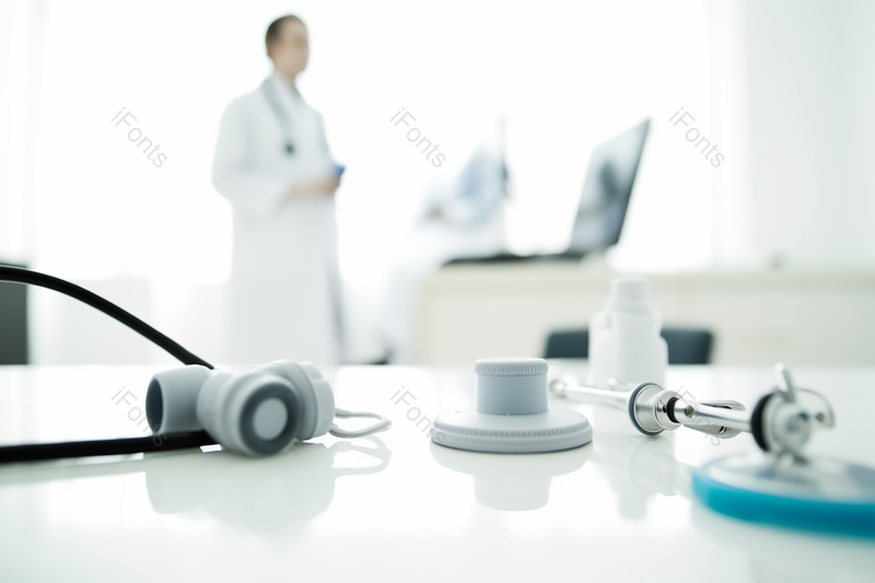 白色医生工作场所医疗设备特写摄影图,高清,摄影图,摄影图片,图片大全,摄影图免费下载